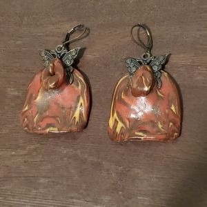 One of a kind butterfly 🦋 earrings